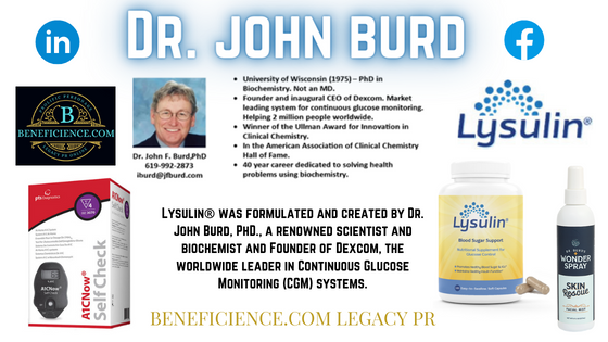 Beneficience Com Announces Dr John Burd, Renowned