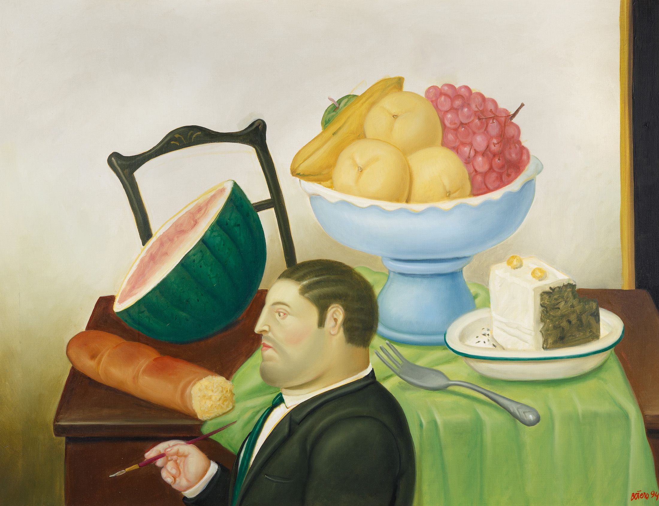 Lot #1 Fernando Botero, Painter Of Still Lives