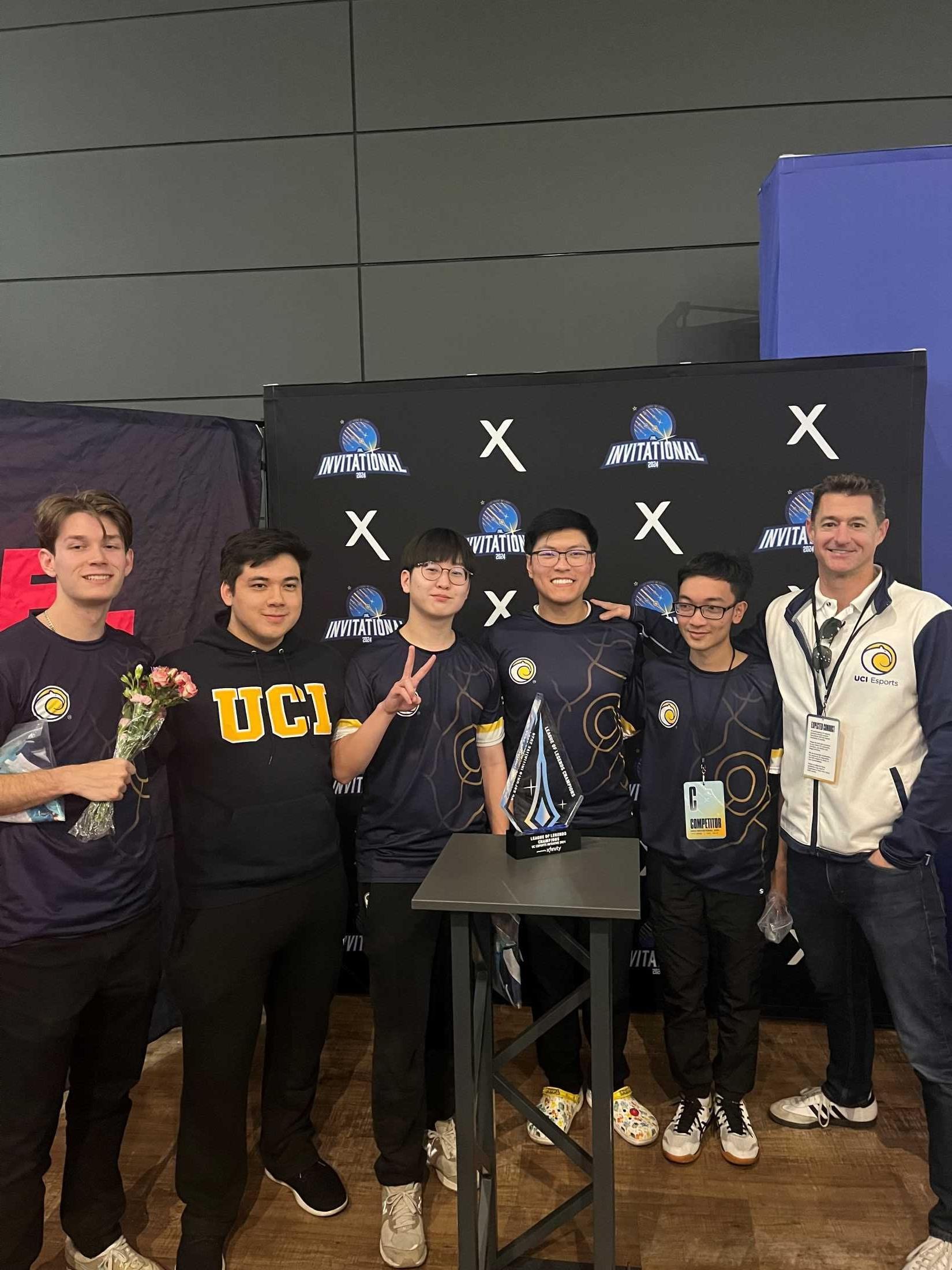Mark Deppe and UCI League of Legends All-Star Team